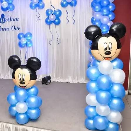 Cartoon Micky Mouse Theme Balloon Decor